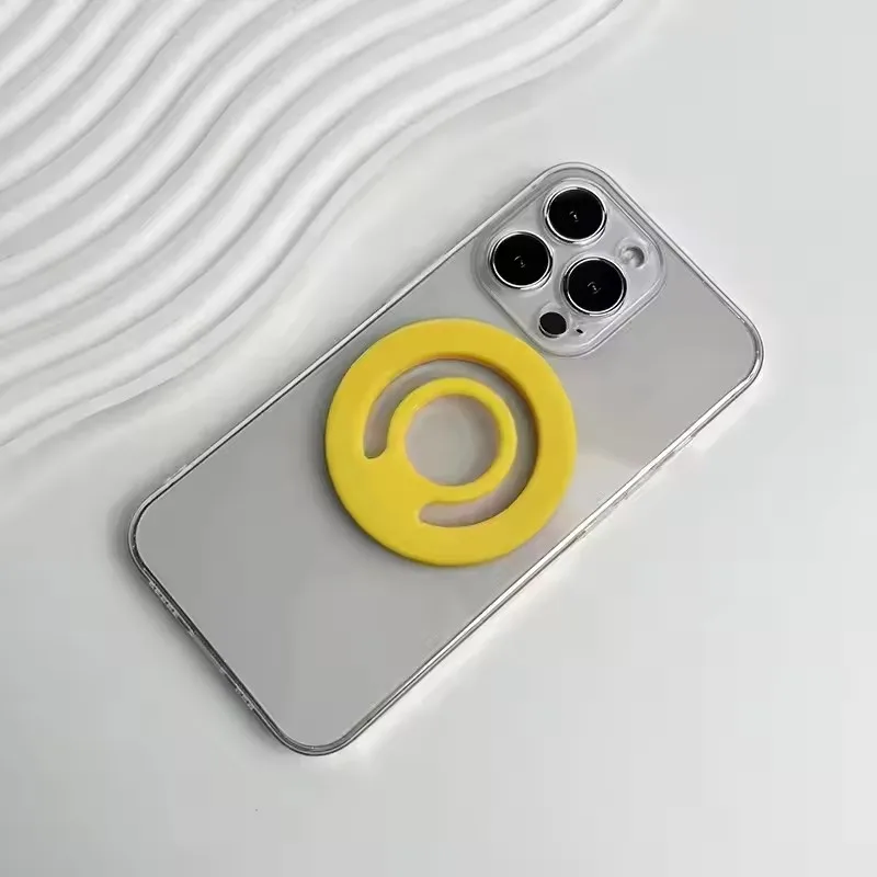 Magnetic Silicone Phone Ring Holder and Grip Strap - Mobile Accessories