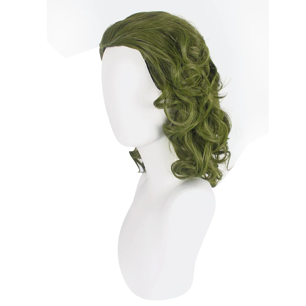 DC Comics Joker: Arthur Fleck | Joker Green Wavy Synthetic Wig Cosplay 26 DC Comics Joker Green Wavy Synthetic Wig for Cosplay (Unofficial)
