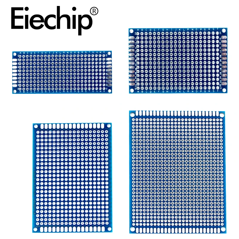 20PCS Double sided pcb board 5x7 4x6 3x7 2x8 Blue pcb prototype board Universal PCB Soldering Board For Arduino