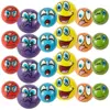 Expression Soft Balls Funny Sponge Stress Ball Squeeze Smile Face Grimace PU Foam for Kids Soothing toy wrist movement Toy Balls 4