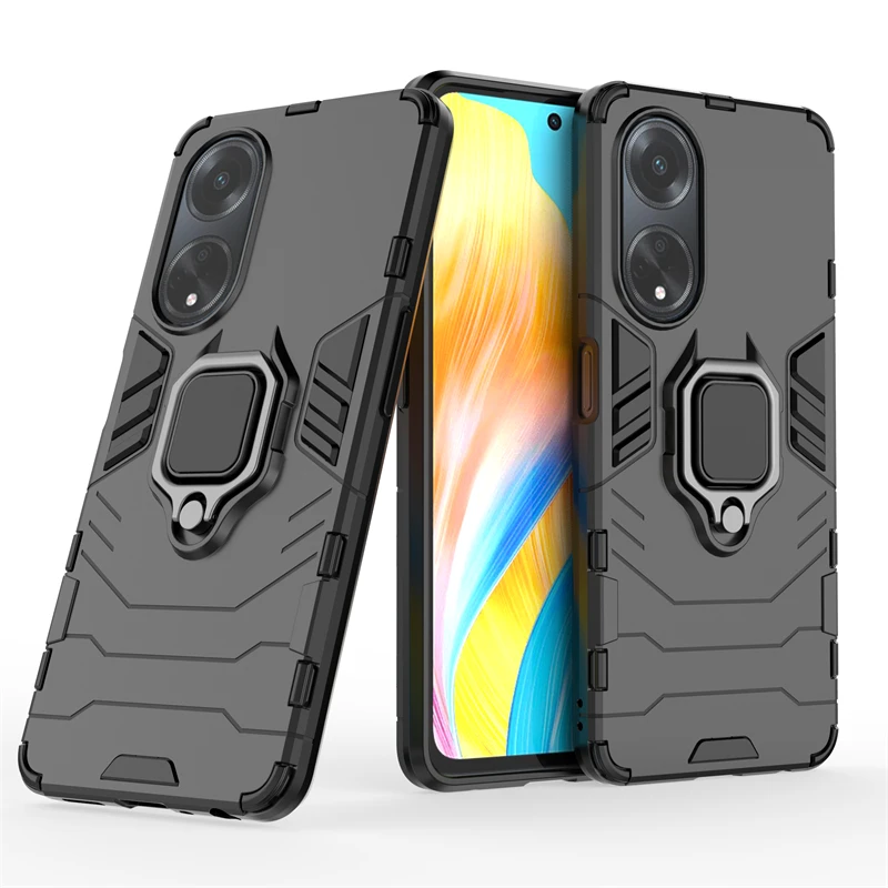 Custodia Per Telefono Per Oppo A98 5G Cover Per Oppo A98 5G Capas Antiurto Supporto Per Anello Paraurti Posteriore Custodia Magnetica Oppo A 98 A98 5G