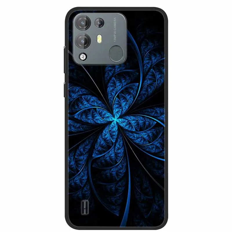 CXKJ Custodia per Blackview A55 Pro (6.53 pollice) + Pellicola Vetro Temperato,Trasparente Cover Morbido Silicone Custodie Protettivo TPU Ultra Sottile Cover,per A55 Pro Antiurto Case - A23
