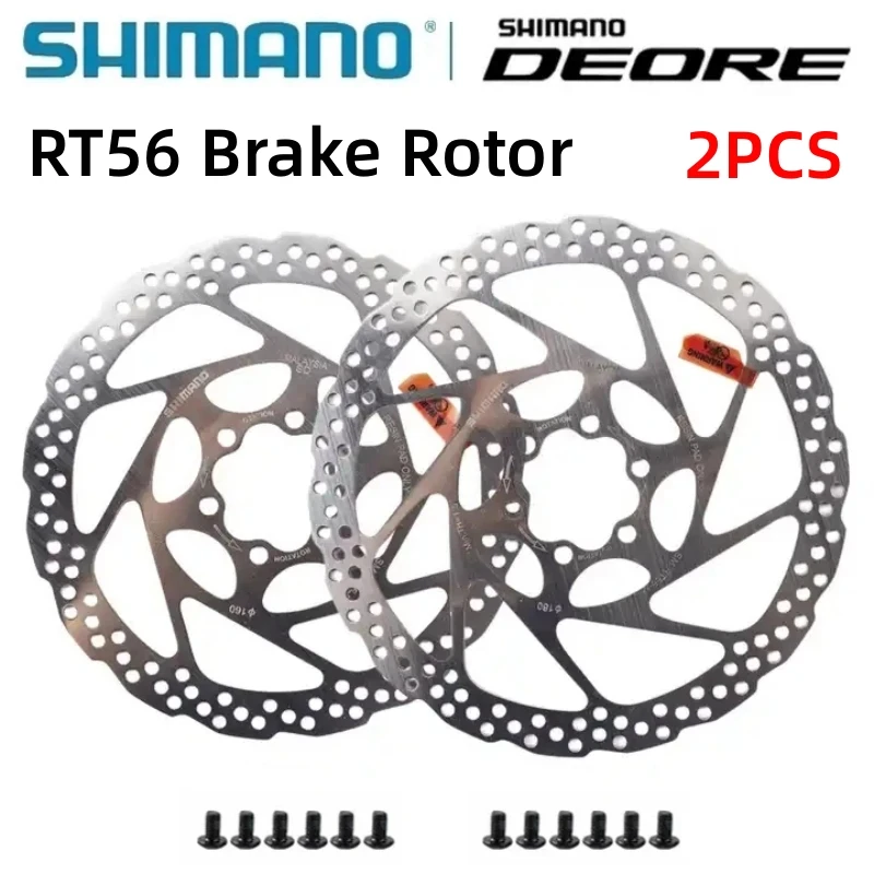 Shimano Deore-油圧ディスクブレーキローター,SM-RT56 mm,160mm,6