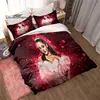 Ariana Grande Bedding Set 3D Printing Fashion Pop singer Home Decoration Boy Girl King Size Bedding Set Quilt Cover Pillowcas 3