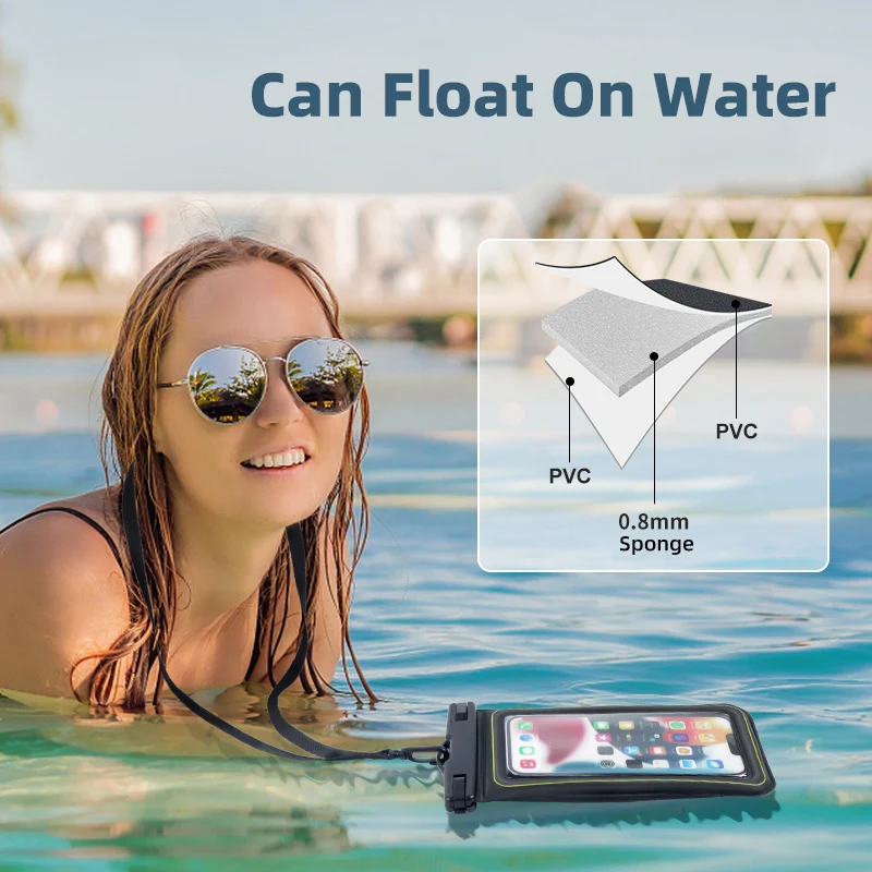 PVC Dry Bag Beach Touch Screen Swimming Pool Boating Kayaking Camping Floating Waterproof Cellphone Pouch for iPhone 15 Pro Max dry bag waterproof bag waterproof phone case swimming bag