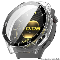 Premium Tempered Glass Protective Case for Smartwatch - Full Coverage Screen Protector and Bumper (Tr)