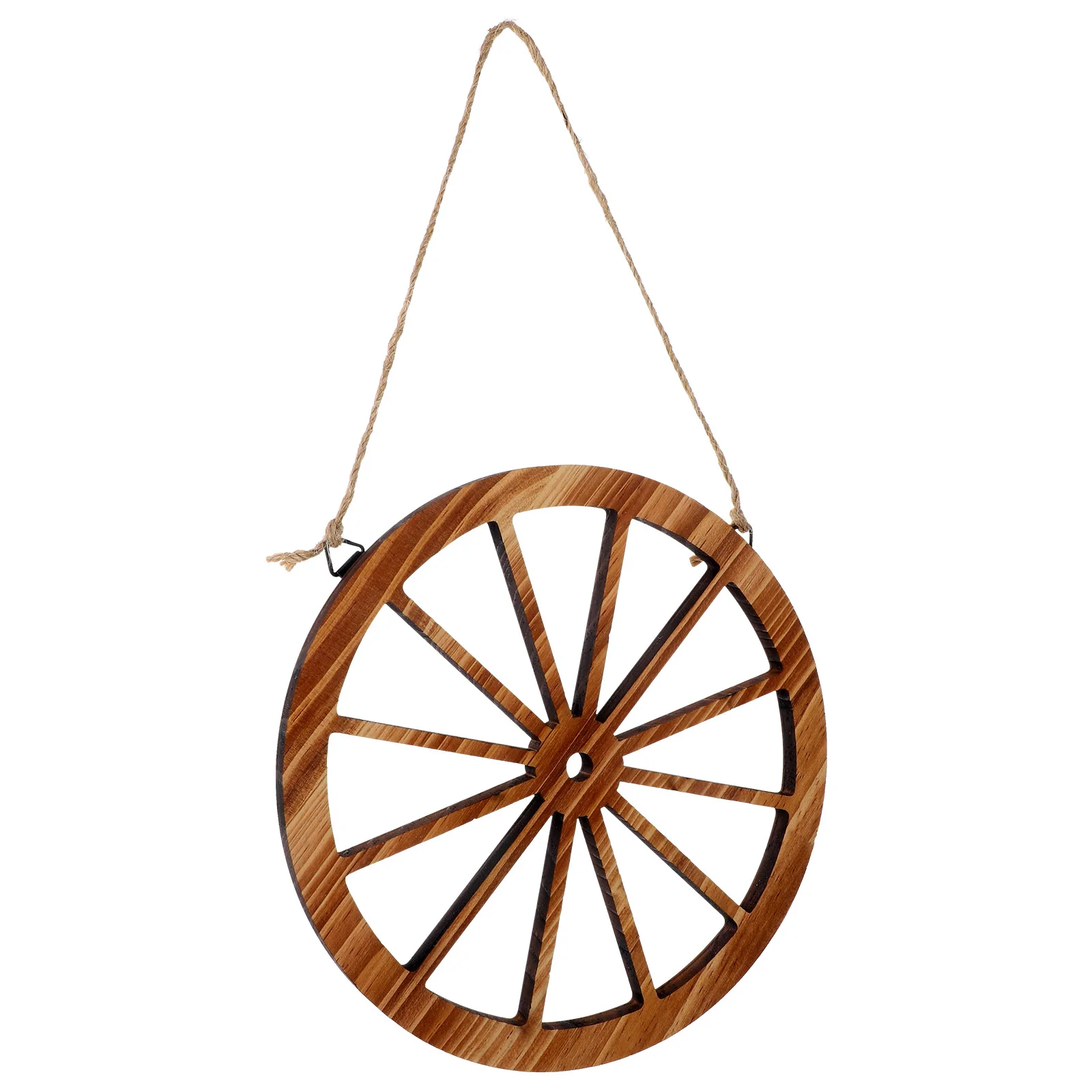 

Farmhouse Wagon Hanging Decorative Vintage Wall Wooden Wheel Home Ornament Office
