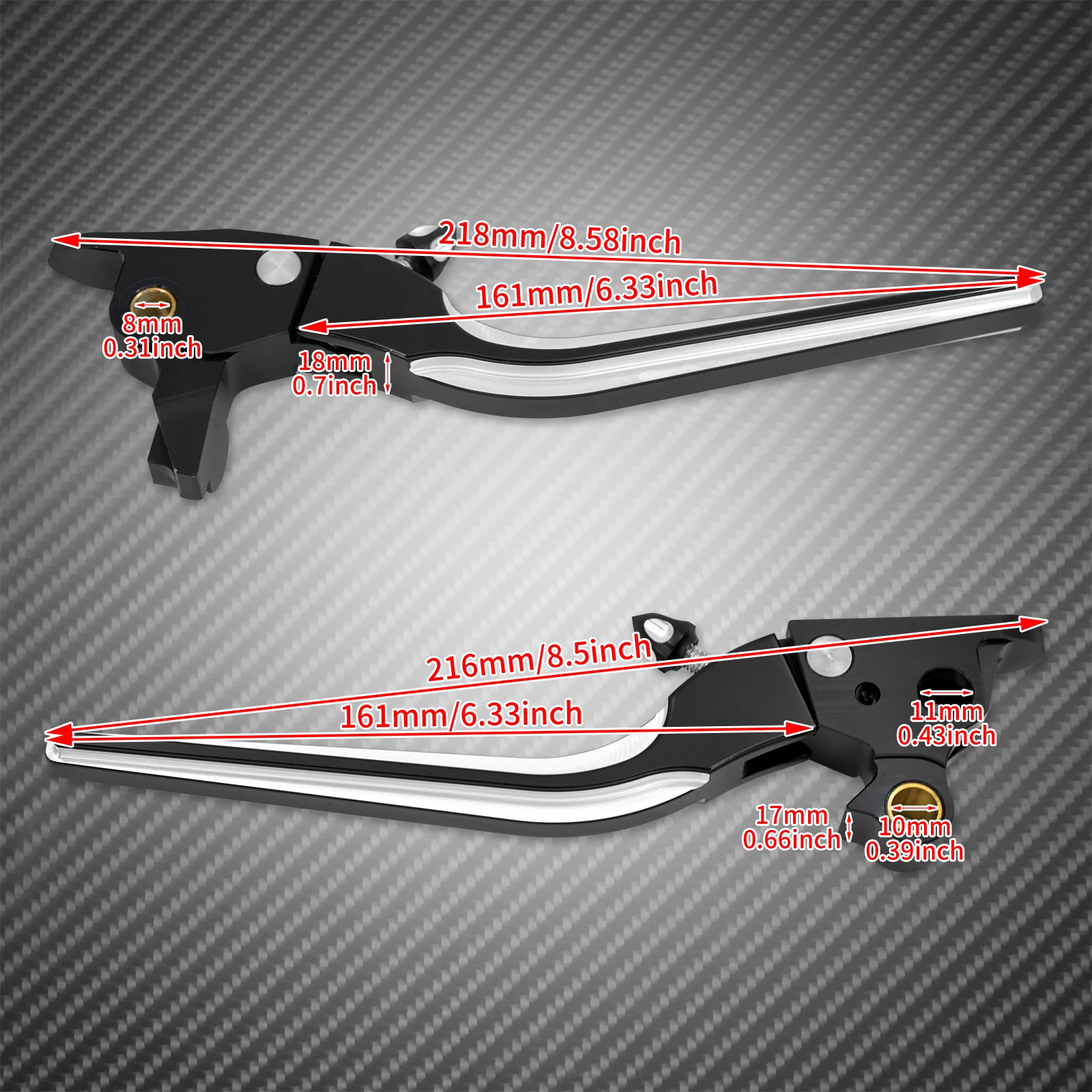 Motorcycle Brake Clutch Lever Hand Control Levers For Harley Touring FLHR FLHT FLHX FLTR Road King Electra Street Glide 09-2013