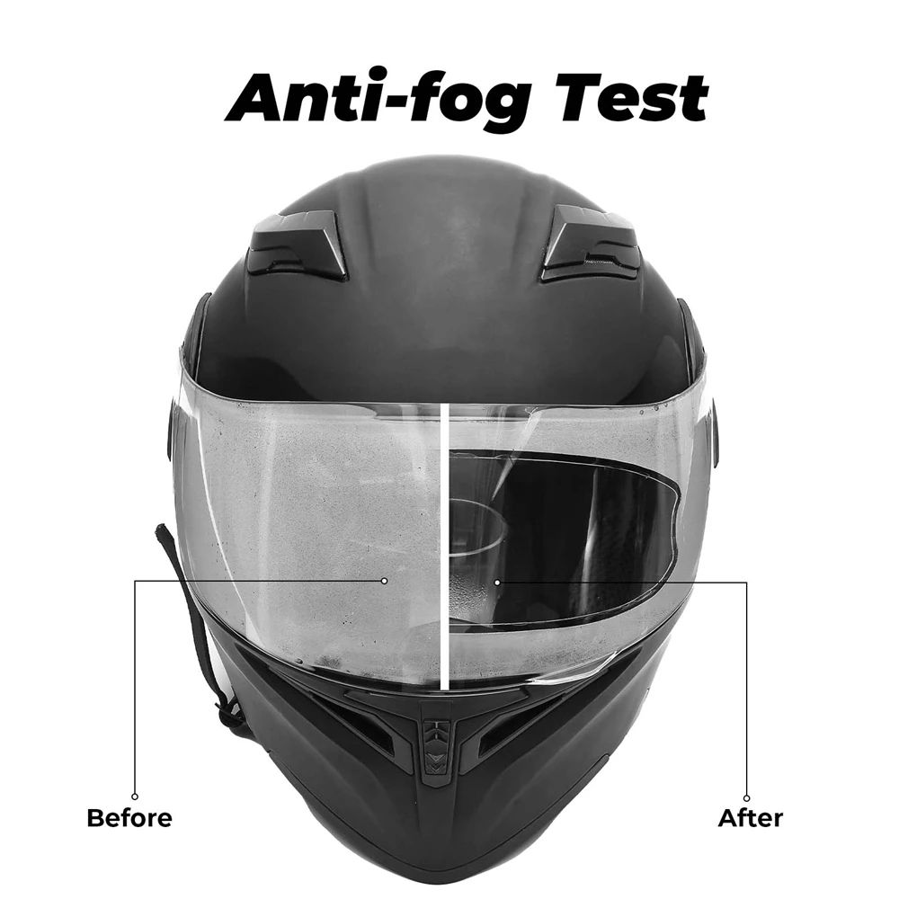 Motorcycle Helmet Film Clear Lens Anti Fog Safety Driving Film Rainproof Film Nano Coating Sticker Helmet Universal Accessories