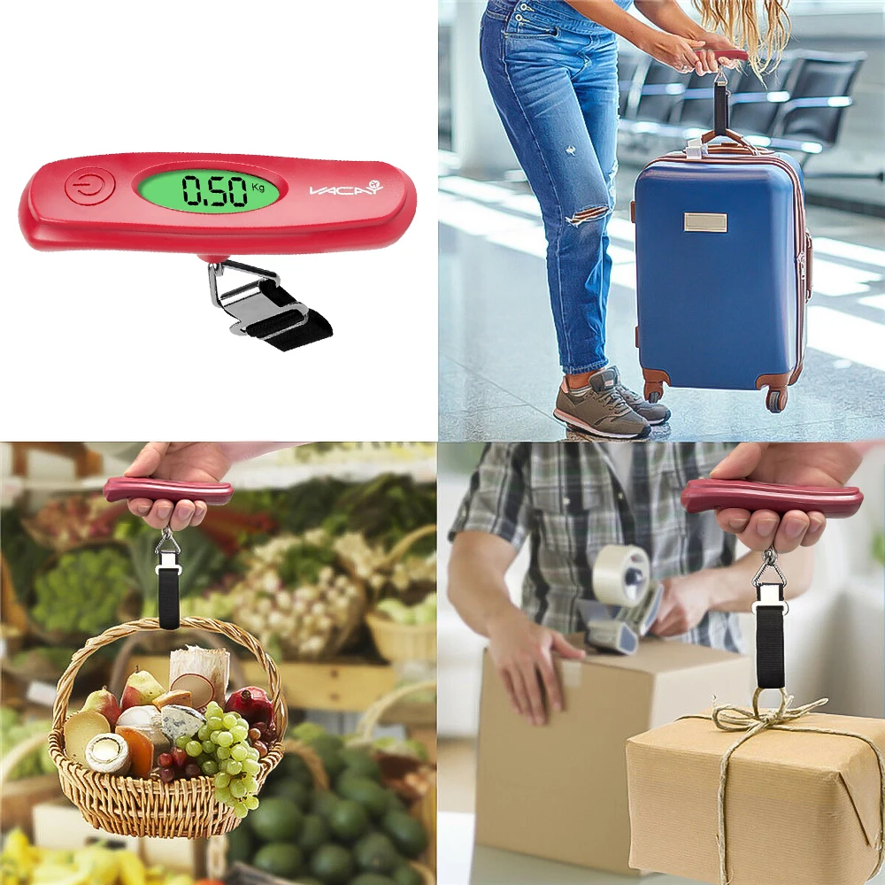 Digital Portable Suitcase Travel Scale 50kg x 10g LCD Luggage Scale Hanging Scales Balance Weight LCD portable scale,digital scale,luggage scale,luggage weight scale,hanging scale