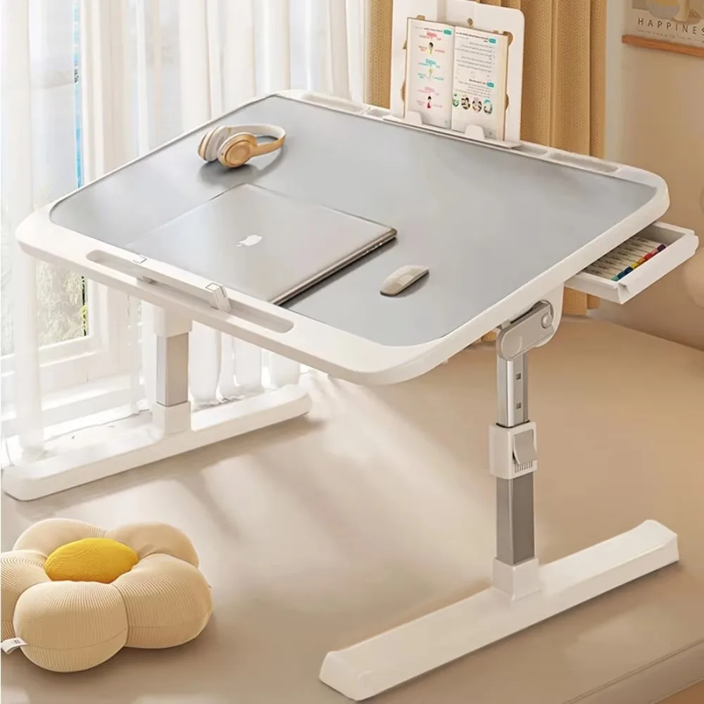 Foldable Laptop Table Office Small Desk Board Adjustable Liftable Laptop Dormitory Student Desk Simple Home Children Study Desks
