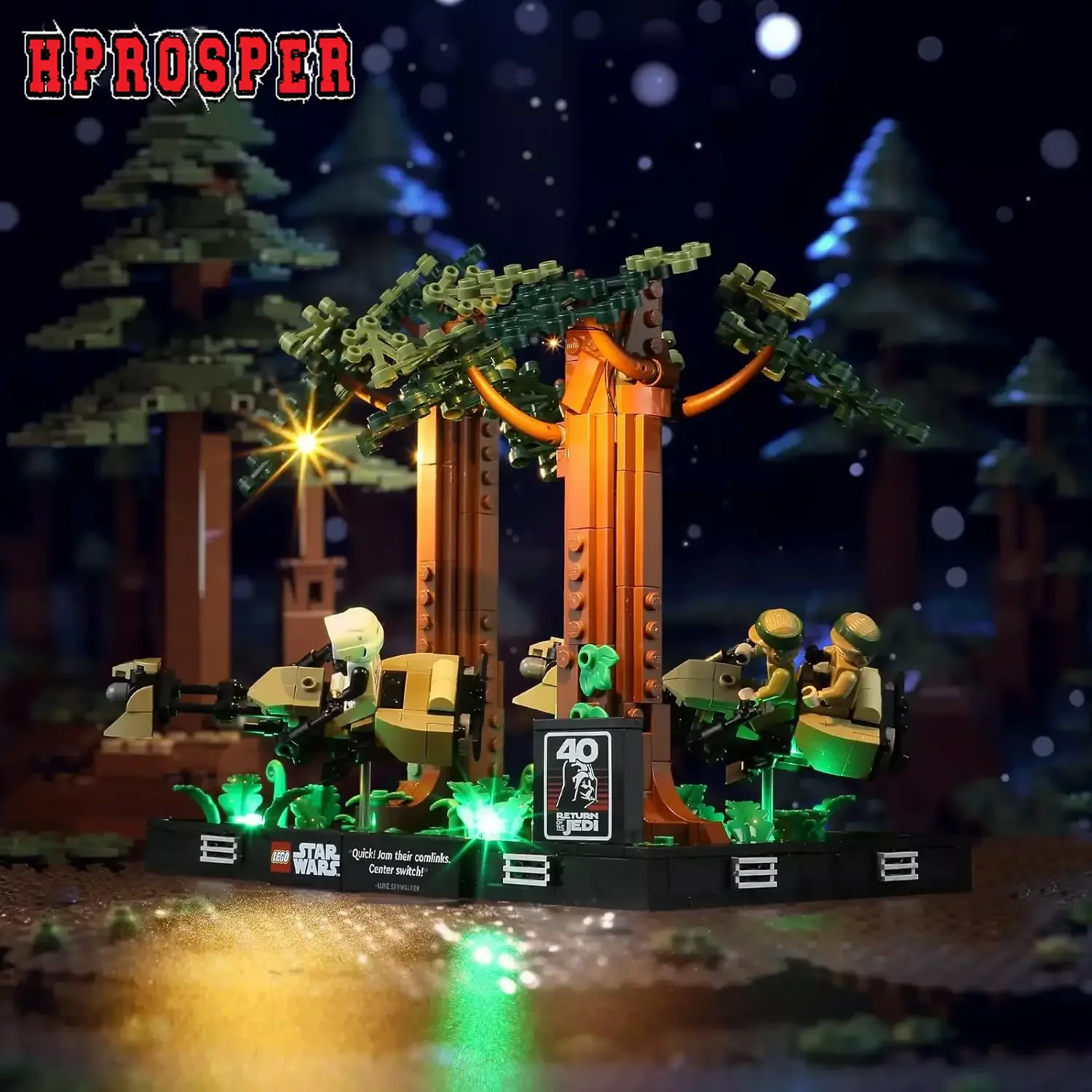 Diorama Lego Star Wars Especial De Navidad Online Disney Plus Lego