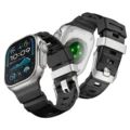Dark black silver