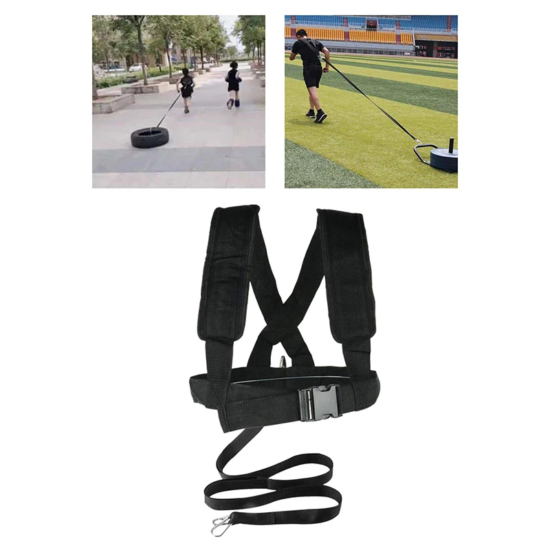 Gym Accessories Fitness Equipment Shoulder Harness Gym Pull Sled Drag Speed Weight Training Workout Strap Weight Muscle Sport Accessories