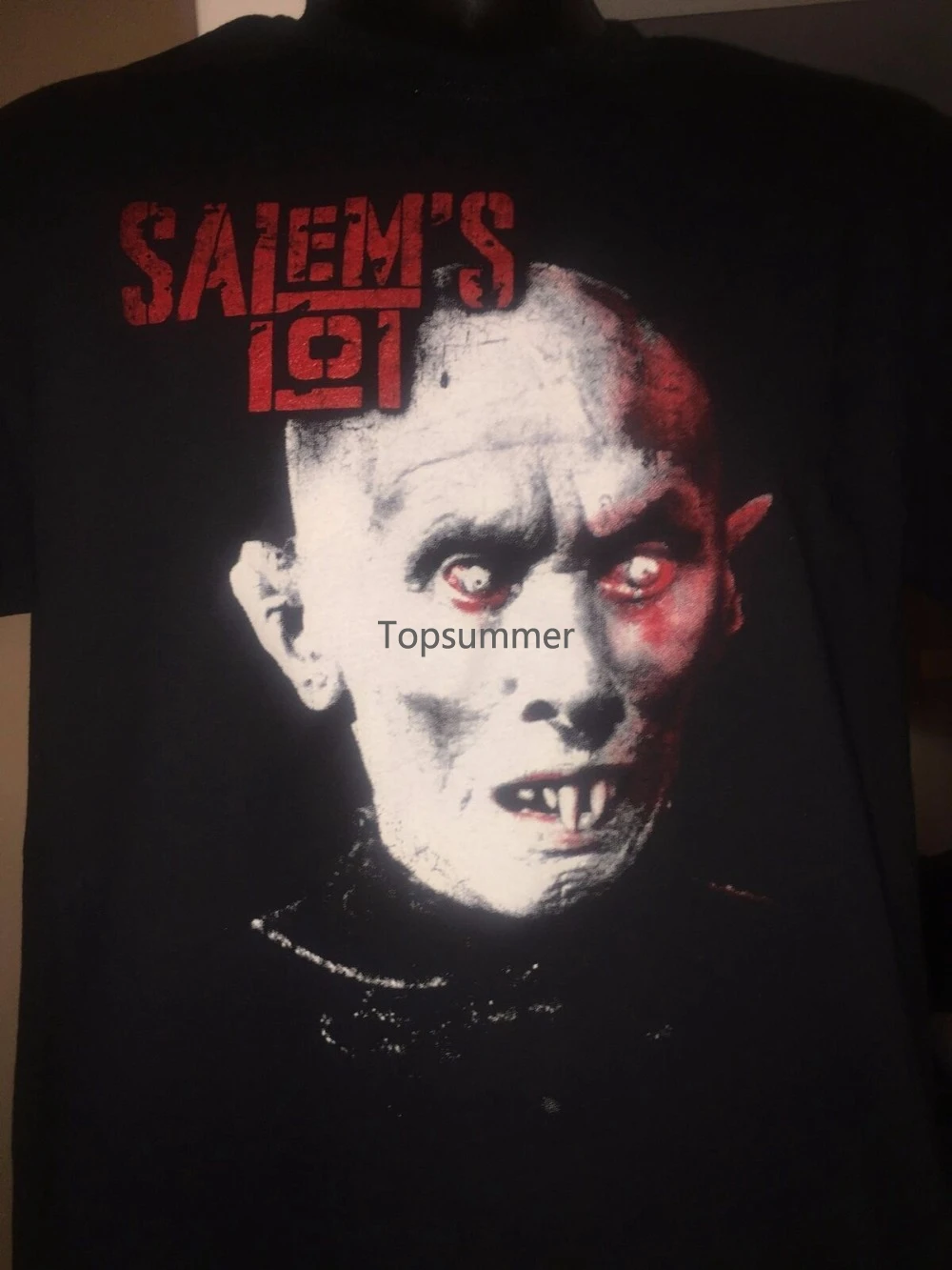 Salems Lot Barlow T-Shirt Vampire Dracula Horror Stephen King Barlow 2019 New Summer Men Cool Magliette A Maniche Corte