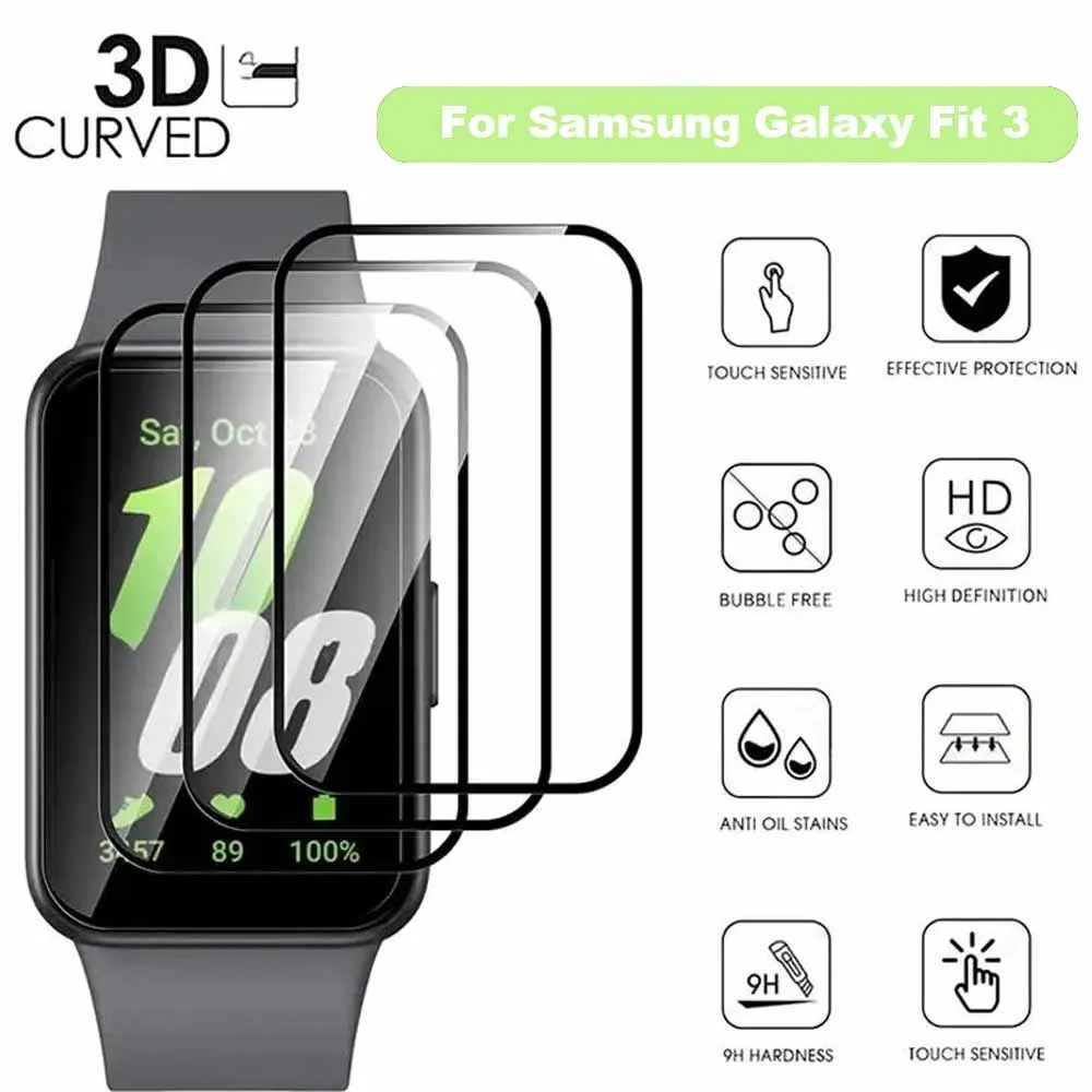 

Протектор экрана 20D для Samsung Galaxy Fit3, пленка с защитой от царапин для Galaxy Fit 3, защитная пленка с полным покрытием Ultra-HD (не стекло
