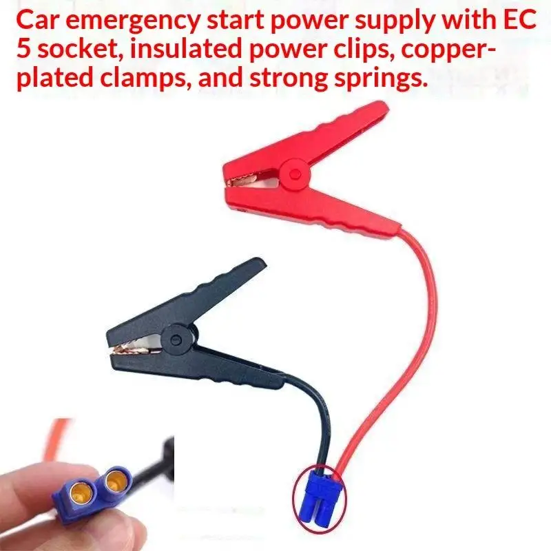 Cavo di Emergenza per Batteria Auto, Dispositivo di Avviamento di Emergenza, Power Bank con Morsetti, Pinza di Avviamento per Auto - Image 6