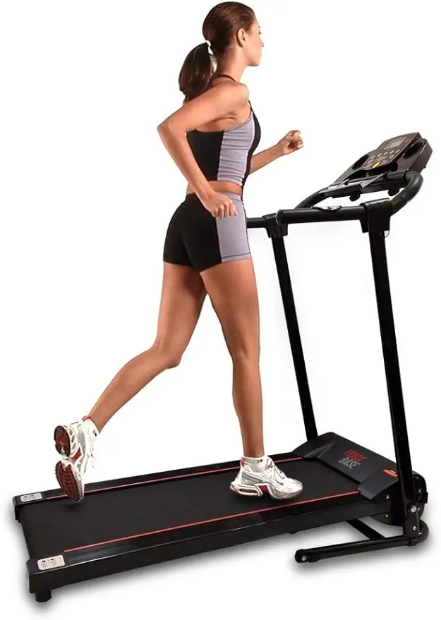 

Folding Treadmill - Foldable Home Fitness Equipment with LCD for Walking & Running - Cardio