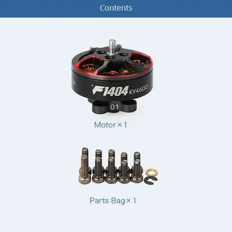 Ongekoppelde motor 2900KV/3800KV/4600KV voor FPV race drone