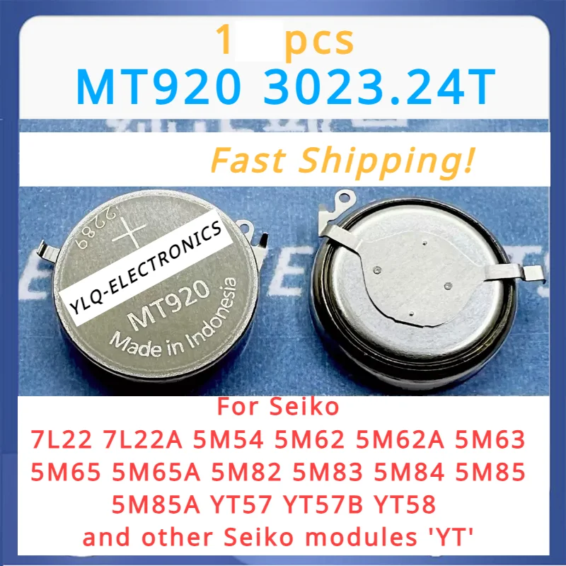 Panasonic Mt920 Seiko 3023 24t Seiko 7l22 Capacitor 1pcs MT920