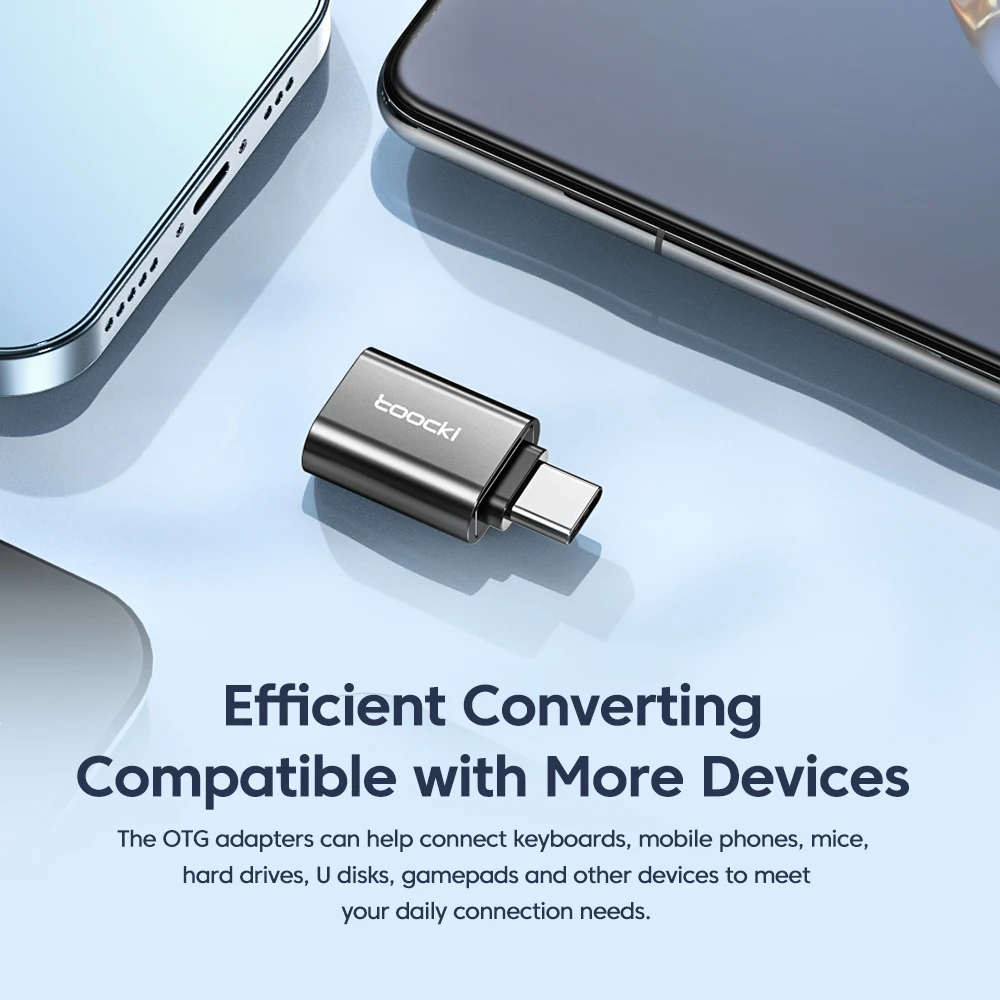 Toocki OTG USB 3.0 To Type C Adapter Micro To Type C Male USB 2.0 Female Converter For Macbook Xiaomi Samsung OTG Connector usb to type c adapter otg adapter type c adapter
