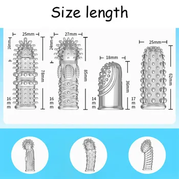 Finger Sleeve No Vibrators For Women G Spot Orgasm Massage Clitoris Stimulator Masturbators Anal Sexy Toysfor Woman Men 18+ 5