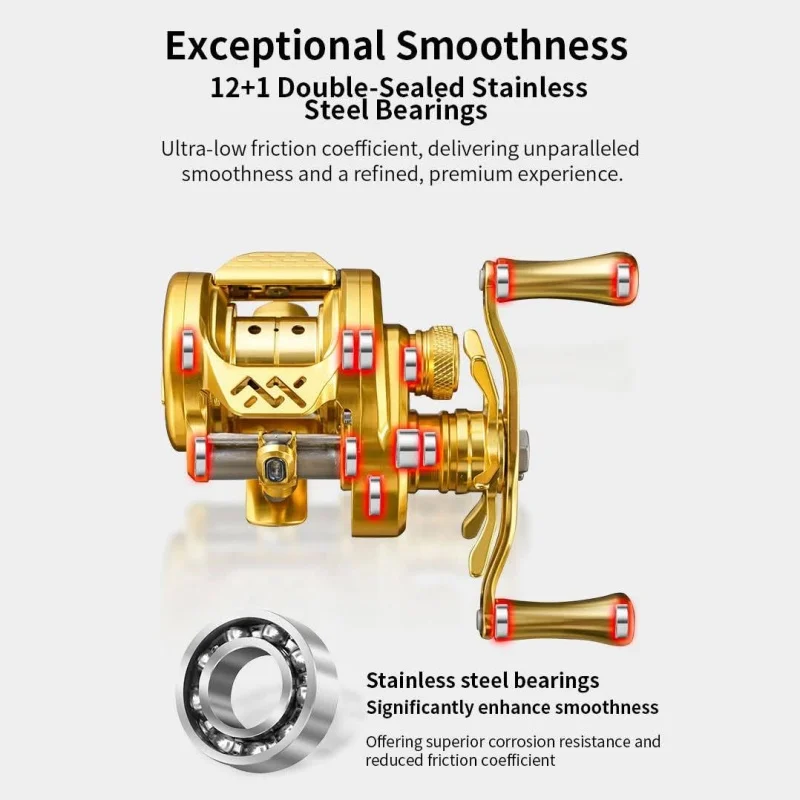 Airlite B50/51 MC-1 ベイトキャスティング リール オールメタル BFS