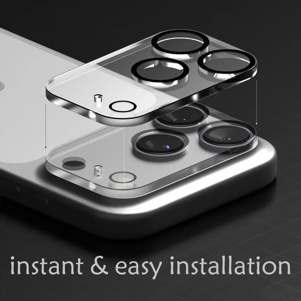Triple Camera Lens Protector Set - 9H HD Transparent Acrylic Lens Shield
