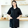 Women's Apron Short Sleeved Waterproof And Oil Resistant Fabric Kitchen And Home Coat Work Clothes Half Sleeved Pet Clothing 2