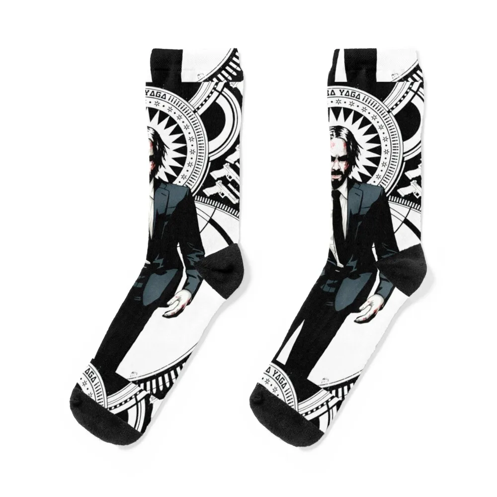

John Wick Art Socks loose ankle Men Socks Luxury Brand Women's