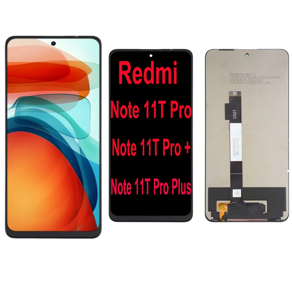 OEM 6.6 For Xiaomi Redmi Note 11T Pro Plus 22041216C LCD Touch Screen  Digitizer