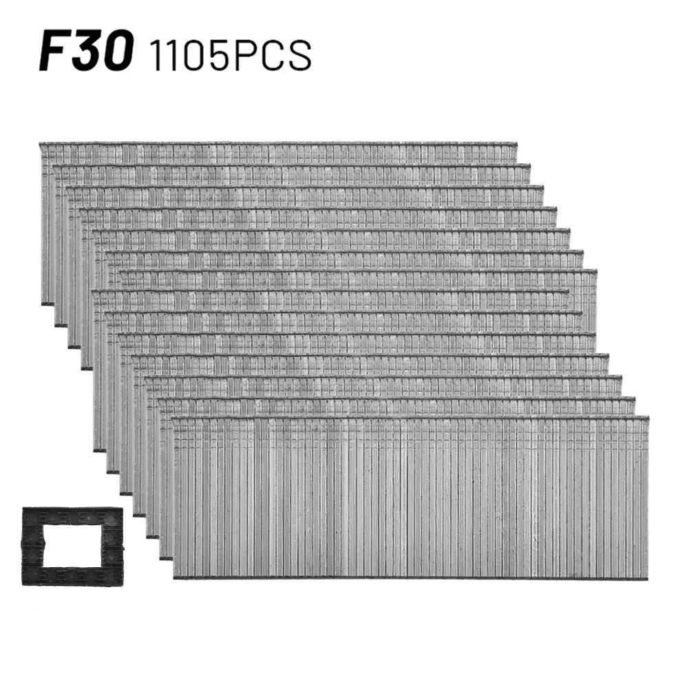 1105 PCS Straight Row Gas Row Nail Gun Air Furniture Nail Furniture Nail F15/F20/F25/F30 Home DIY Woodworking Gardening Tools 3