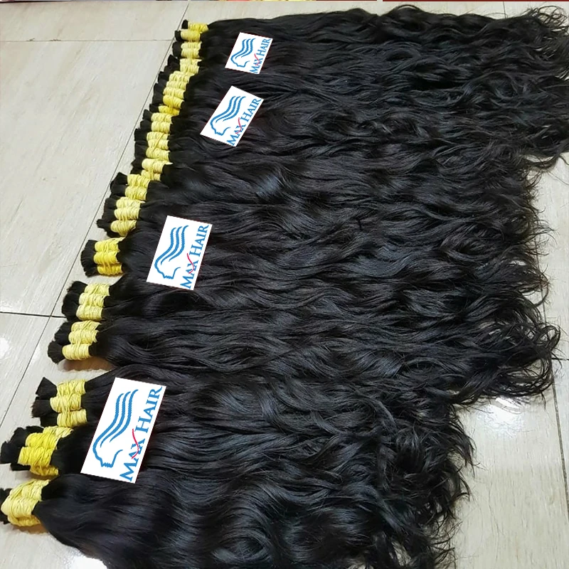 Human Hair Bulk Vietnamese Hair Virgin Remy Straight 16-30inch Real Natural Extension 613 colour