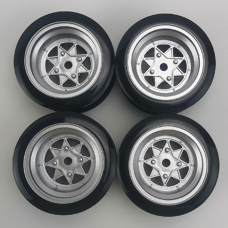 오프셋 RC 자동차, 플라스틱 휠 림, 12mm 너트 드리프트, 로드 투어링 모델 취미, 1/10 체중계, 6mm, 9mm, 4 개