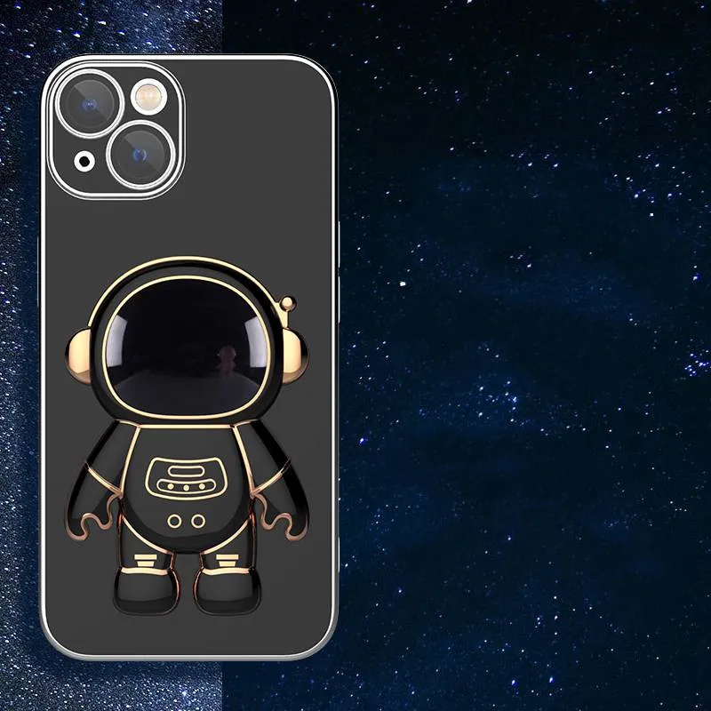 Astronaut Fold Stand Case For Samsung Galaxy A52 A53 A73 A72 A71 A70 A51 A50 A12 A23 A33 A10 A20S A21S A22 A02 M12 F22_voghion.com