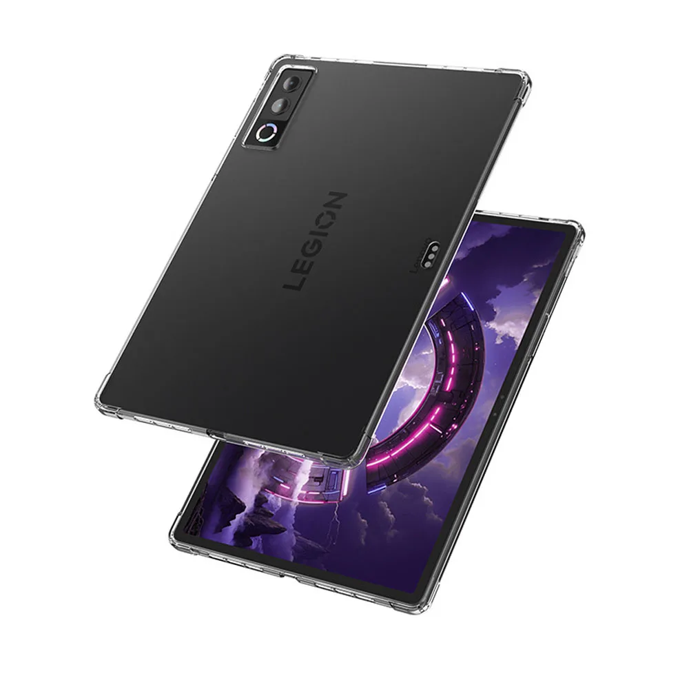 Transparent TPU Shockproof Case for 13-Inch Tablets - Slim Airbag Design