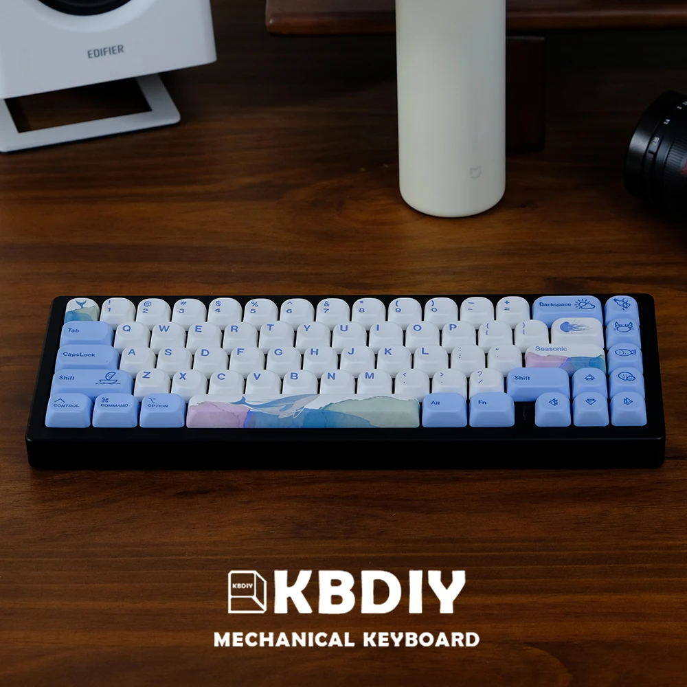 KBDIY-Teclas japonesas oceano baleia, perfil KOA, teclado