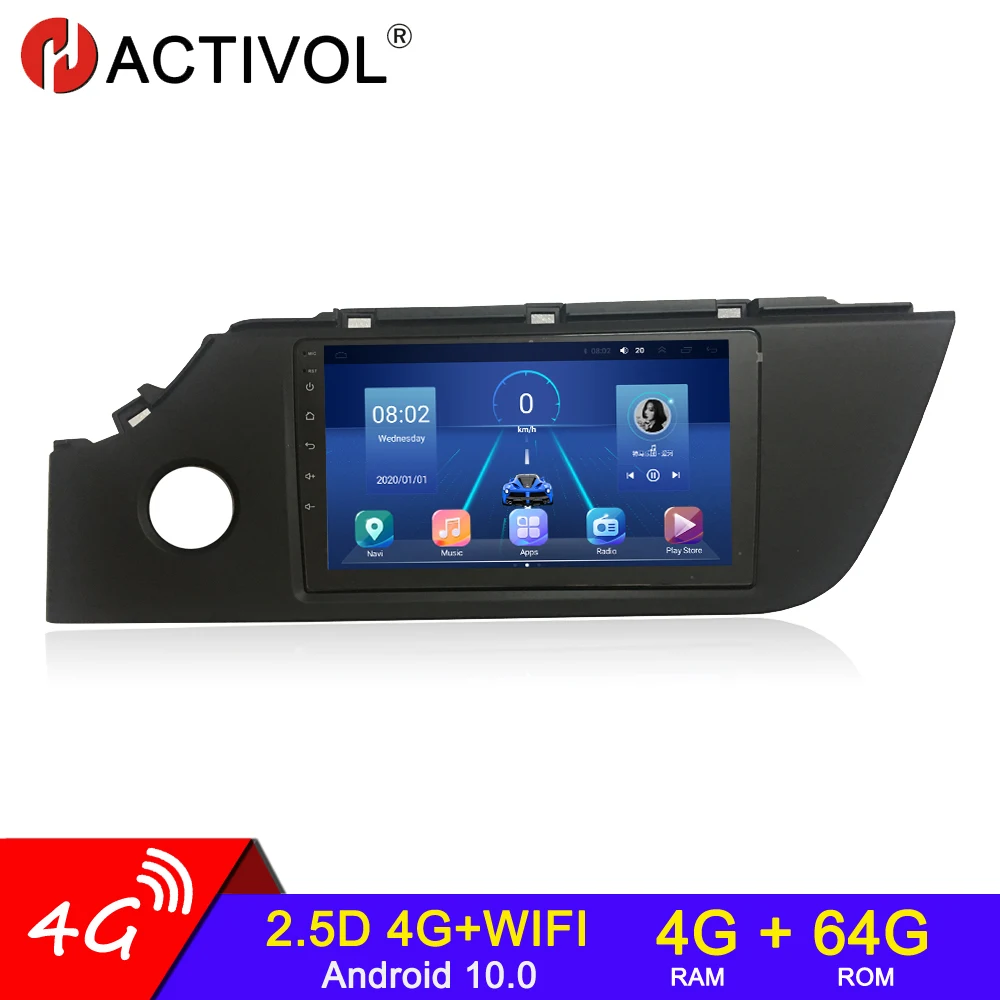 

Автомобильный радиоприемник 2 din, Android 10, с поддержкой 4G + 64G, Для Киа Риу 4, IV, FB 2020-2021, мультимедиа, аудиосистема для автомобиля