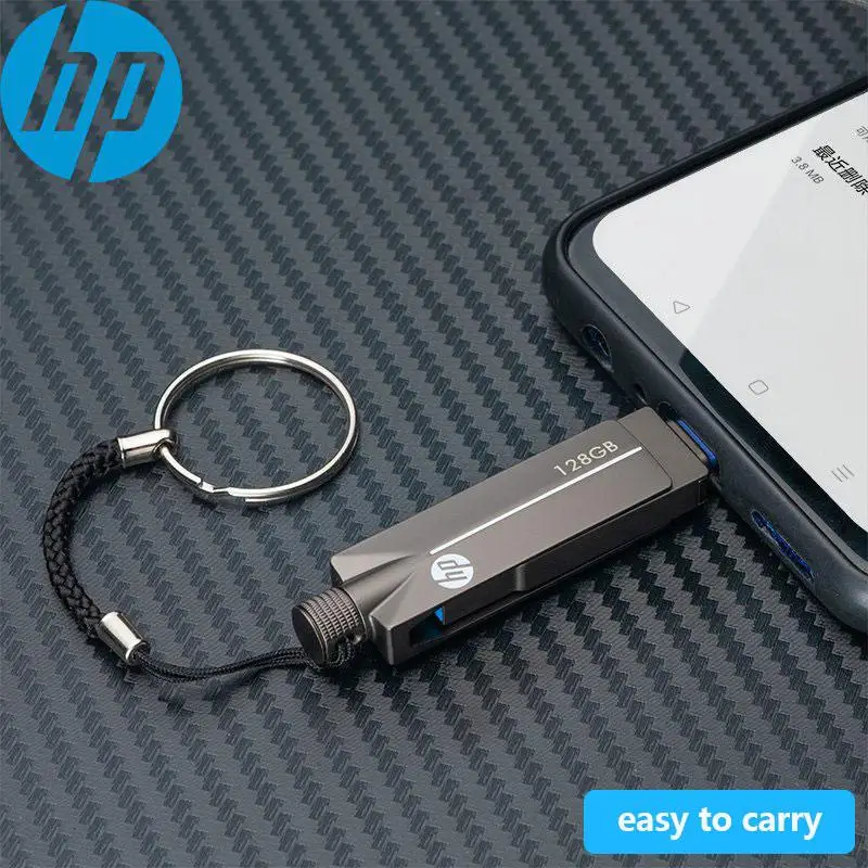 HP USB Flash Drive 3.1 Type A Type C 32GB 64GB 128GB Pen Drive PC Andriod Smartphone Memory Stick Storage U Disk usb flash drive flash drive type c pendrive