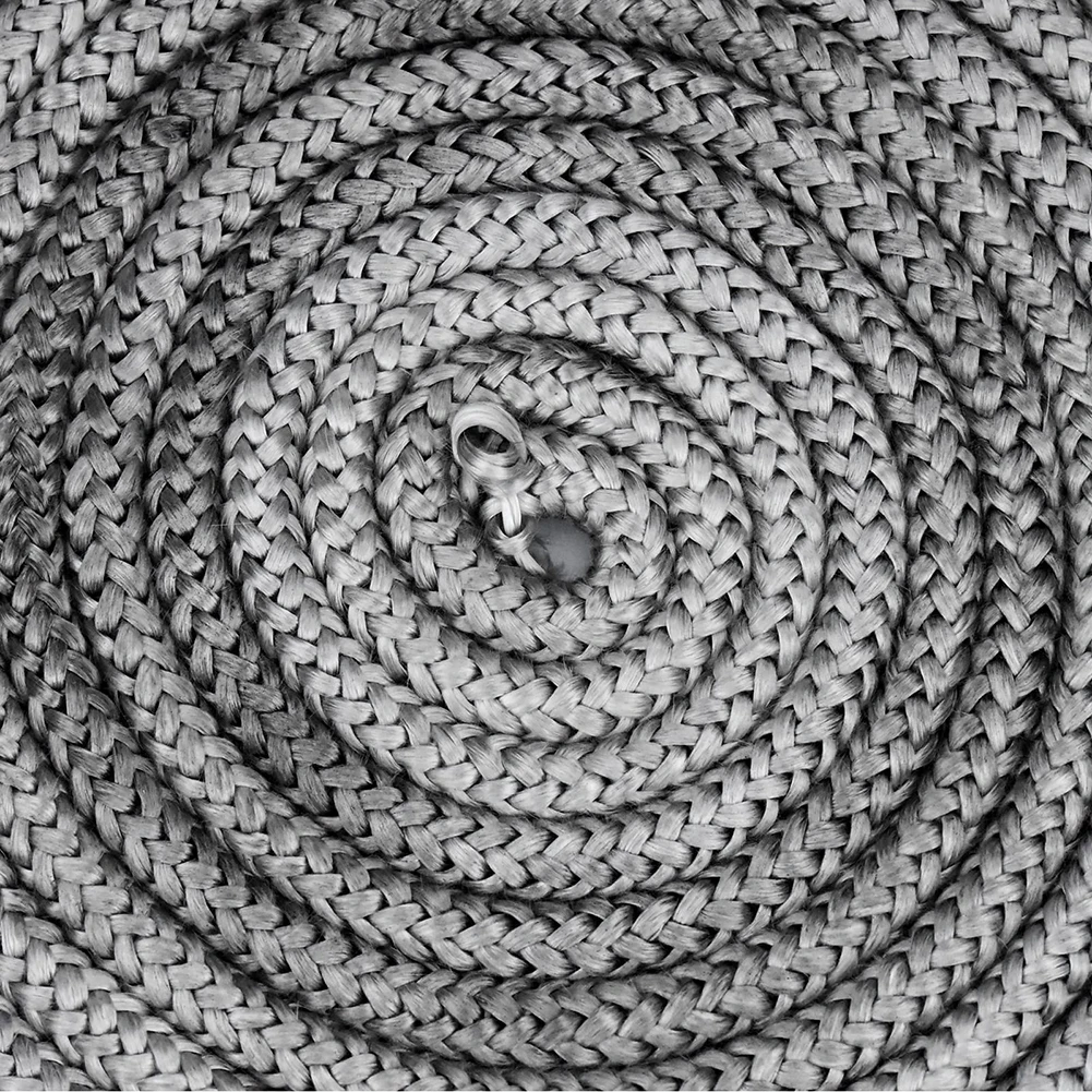 Wood Stove Door Gasket Rope Seal Soft Wood Burning Stove Doors 12mm X 2m 8mm X 300cm Elastic Fiberglass Good Sealing Performance fireplace sealing rope