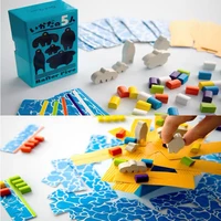 Oink Games Rafter Five 1-6Person Action Building Class Pparty Board Game Cards Family Games Funny Board Game For Adults Children 5