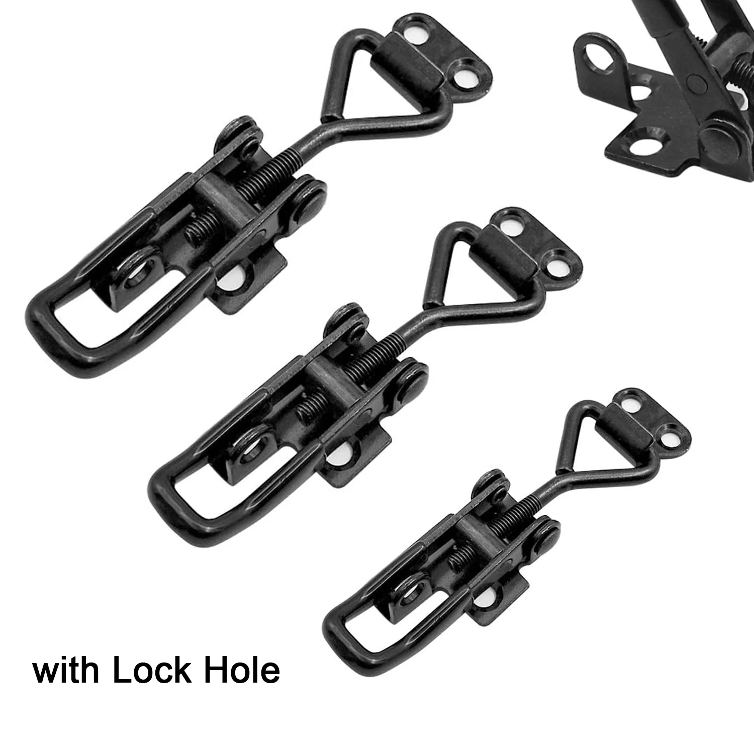 4 Stück Metall-Kippspanner-Verriegelungsverschluss, Schnellverschluss, rutschfest, Push-Pull, GH-4001/4002/4003, Kippschang-Clip für den Heimgebrauch