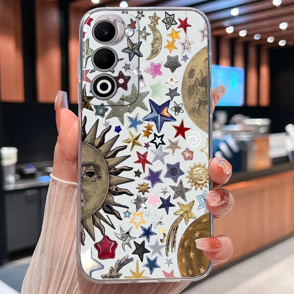 Lovely Animal Cartoon Soft TPU Transparent Silicone Bumper Phone Case
