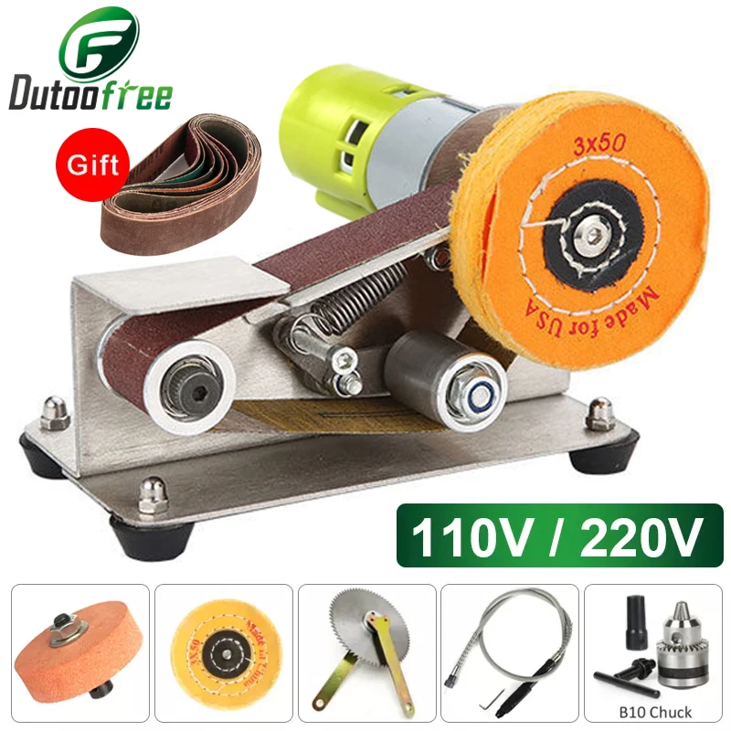 ⚙️⚙️50% Rabatt🧰 Mini-Elektrobandschleifer (mit Schwabbelrädern)