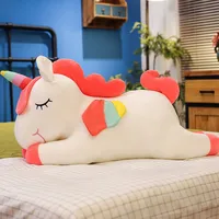 Cute Pony Plush Toy Rainbow Angel Unicorn Girl Heart Plush Doll Simulation Pony Stuffed Pillow Girlfriend Birthday Gift 6