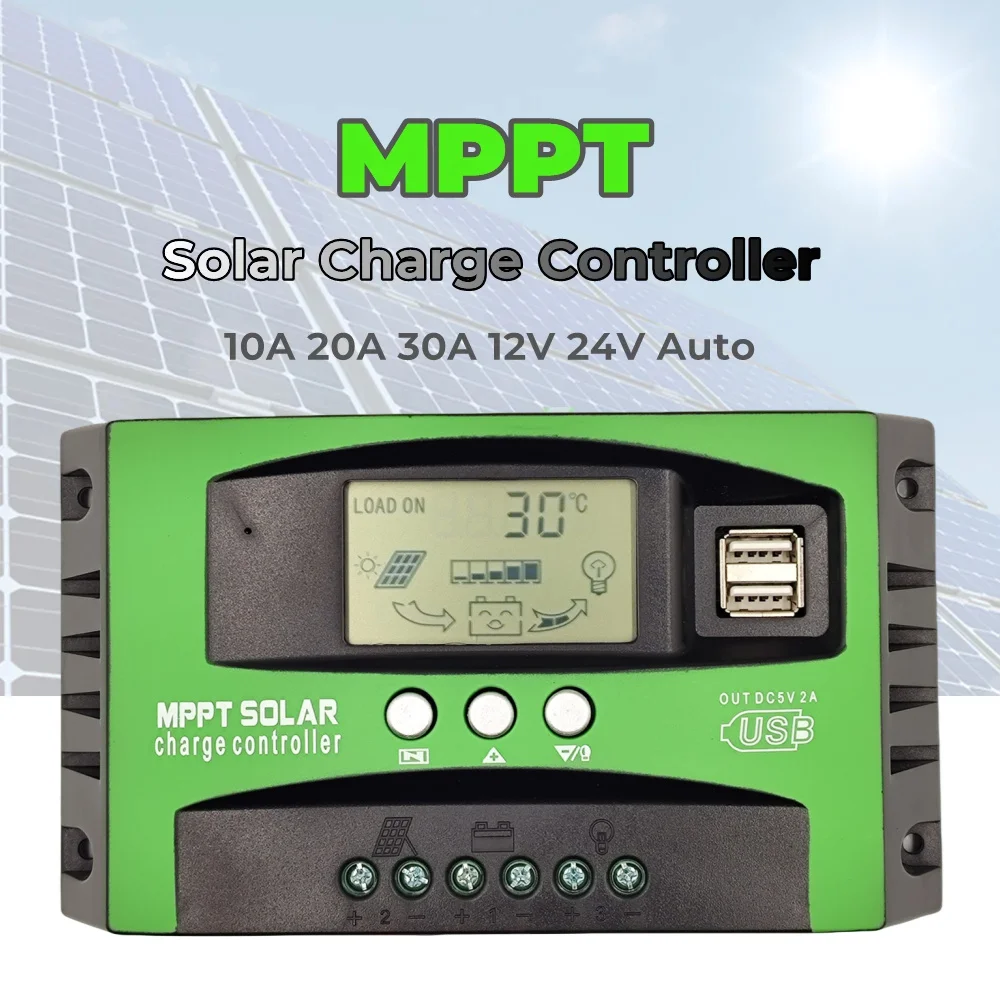 Régulateur MPPT 60A Eco-worthy - 12V/24V/36V/48V Pour Panneaux Solaires (780-3120W)