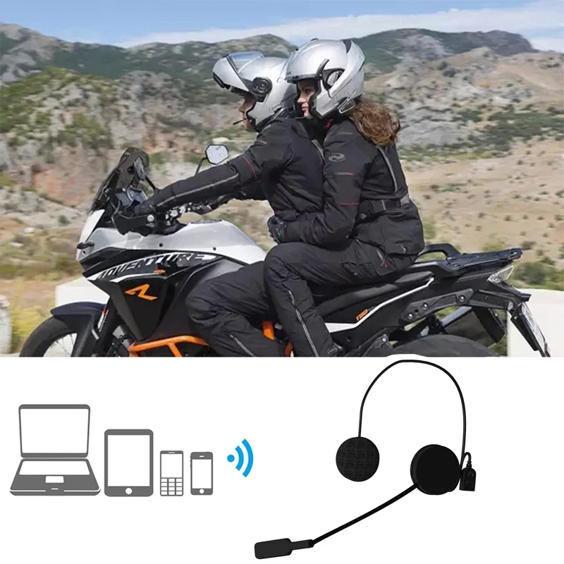 

Bluetooth-гарнитура для мотоциклетного шлема, с микрофоном