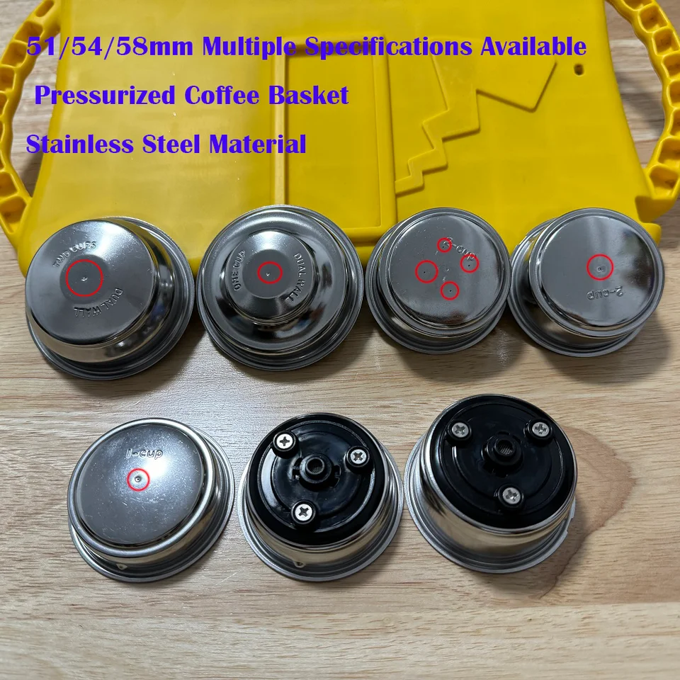 HOTUT Schermo per Caffè Espresso 58,5 mm, 1,7 mm Spessore 150 um Riutilizzabile Caffè Filtro Piastra, Professionale Coffee Puck Screen in Acciaio Inossidabile per Espresso Portafilter Filtro Cestino