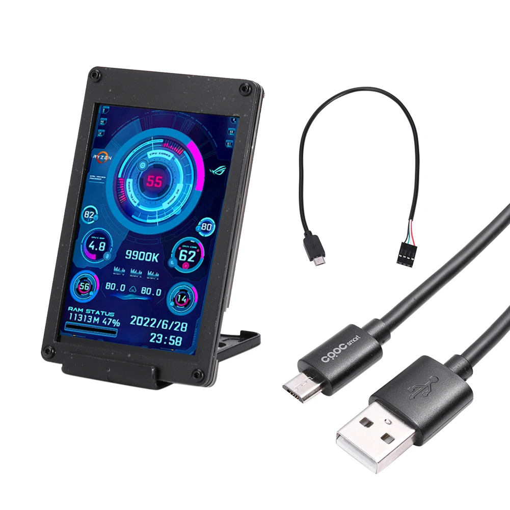  USB ũ ǻ ÷, 3.5 ġ, IPS ȭ, µ ͸ ÷, 4PIN, 2.54 -USB, Male, Windows, linux