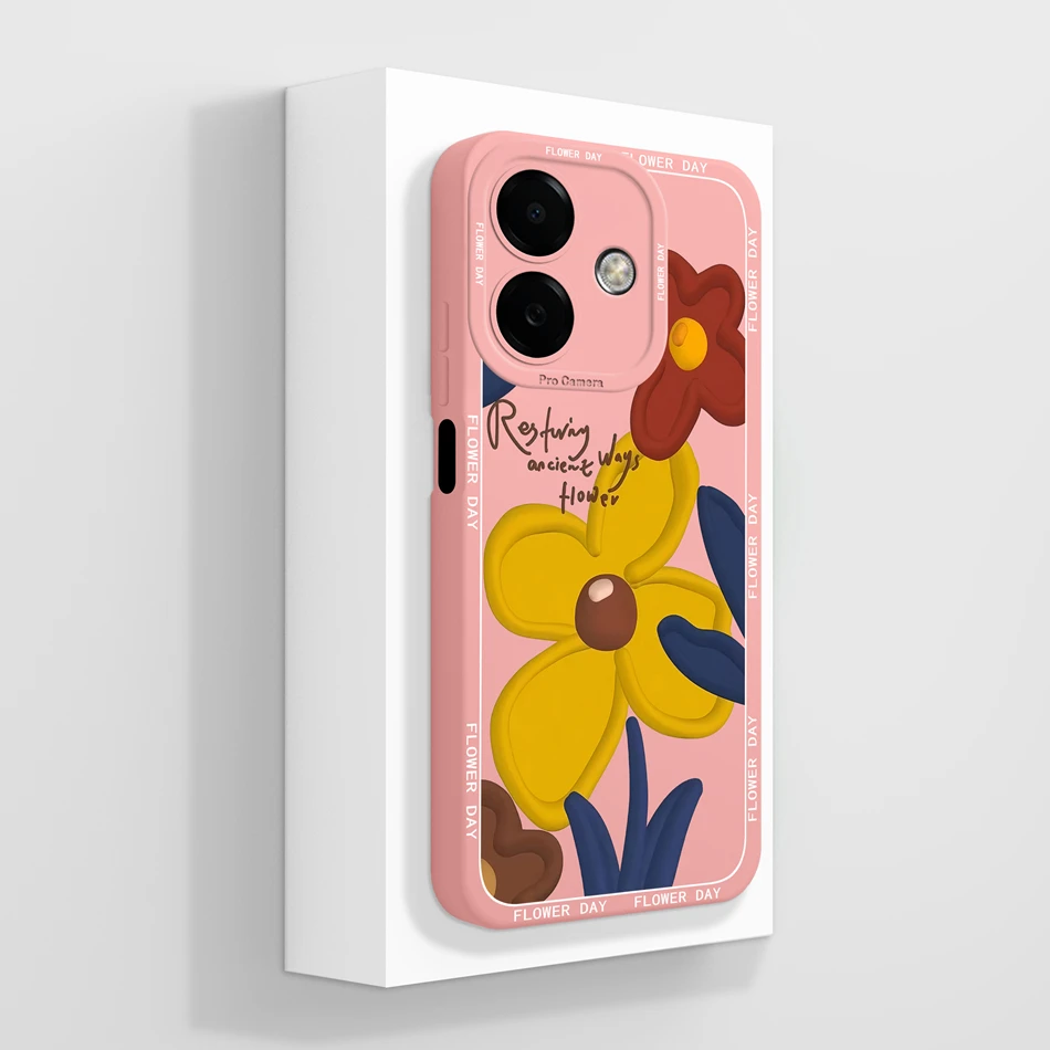 Artistic Silicone Bumper Case with Camera Protection